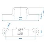 Bar for trailer latch SPP Z-09A x2 stuks