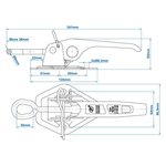 Trailer latch SPP ZB-03A