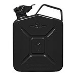 Jerry can 5L metal black UN- & TüV/GS-approved