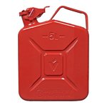 Jerry can 5L metal red UN- & TüV/GS-approved