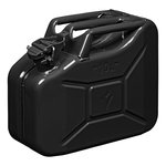 Jerry can 10L metal black UN- & TüV/GS-approved