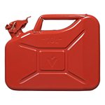 Jerry can 10L metal red UN- & TüV/GS-approved