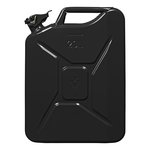 Jerry can 20L metal black UN- & TüV/GS-approved