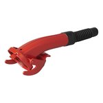 Spout metal red flexible suitable for petrol and diesel