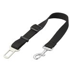 Dog leash for seatbelt