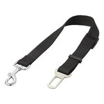 Dog leash for seatbelt