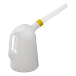 Oil flask with flexible spout 2 liter