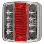 Rear lamp 4 function 98x105mm 14LED with 5-pin EC