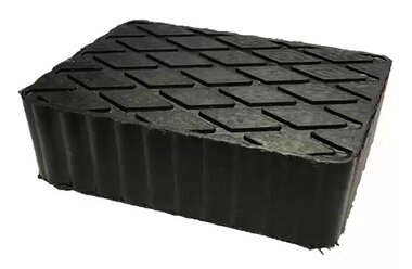 Lifting bridge rubber take-up block 160x120x100mm