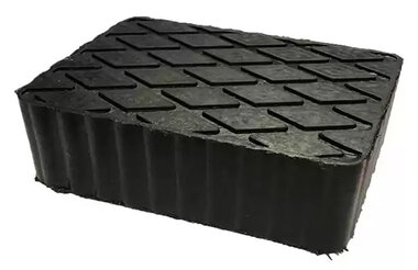 Lifting bridge rubber take-up block 160x120x60mm