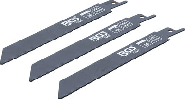 Reciprocating Saw Blade Set for metal for BGS 7367 3 pcs