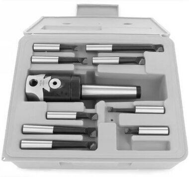 Cutterhead set including intake mk3/m12 + 11 dlg. Drilling cutter set