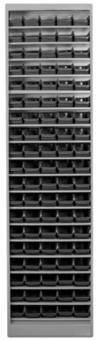 Steel cabinet with storage bins boxes 108