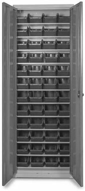 Tray cabinet with doors trays 48