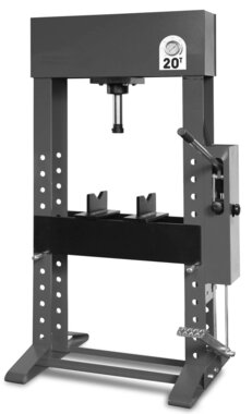 Hydraulic press manual 20 tons