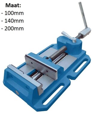 Drill press vises with quick-clamping feature