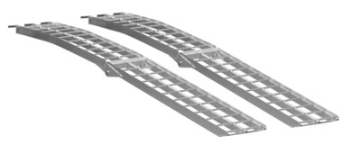 Set of open ramps aluminum 680kg 2230 x 280mm collapsible