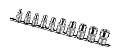 1/4 Star socket set 9pc