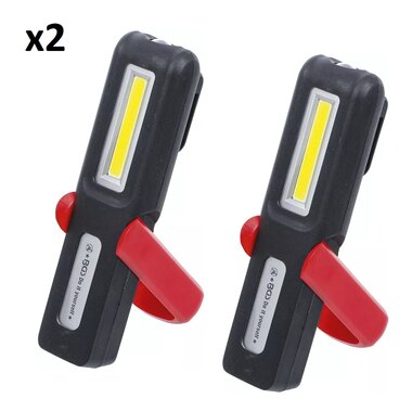 COB-LED Work Handheld Lamp x2 stuks