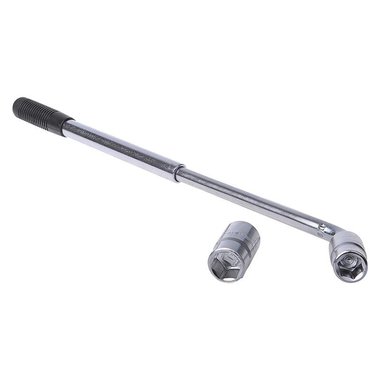 Wheel wrench extendable