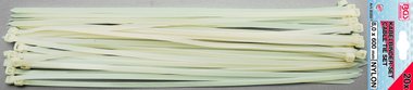 Cable tie assortment white 8.0 x 600 mm 20 pcs.