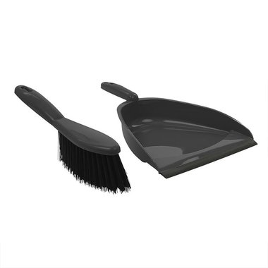 Dust pan und brush