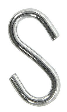 S hook diameter 3mm 2,9x1,3cm x10 pieces